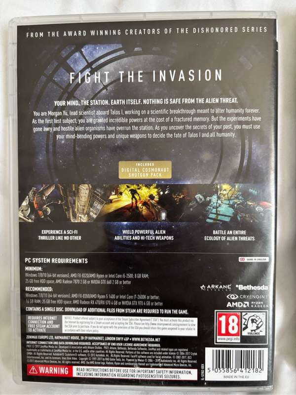 PC DVD Prey and Assassins Creed 2 Combo Games