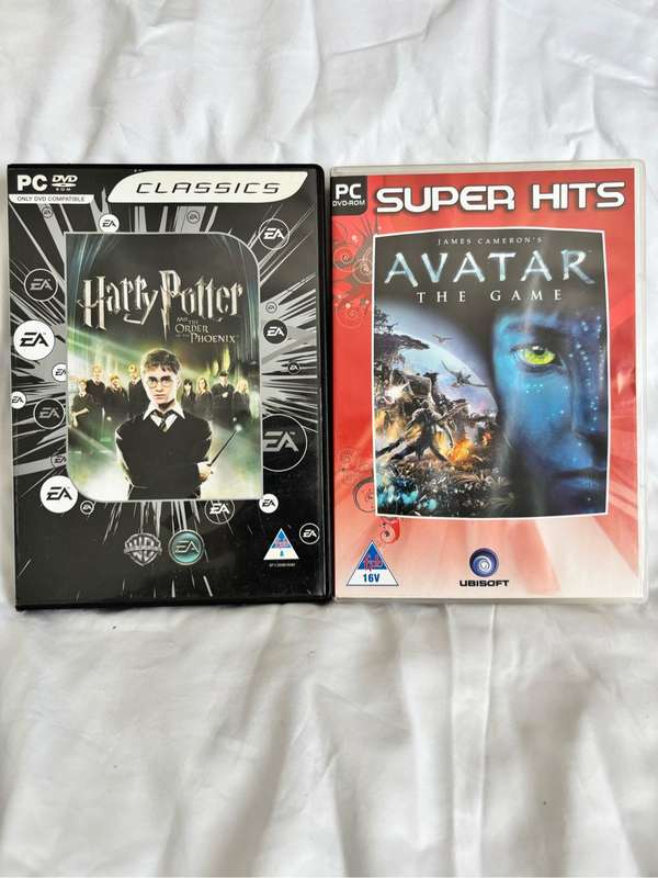 PC DVD Harry Potter Order of Phoenix and Avatar the Game Combo