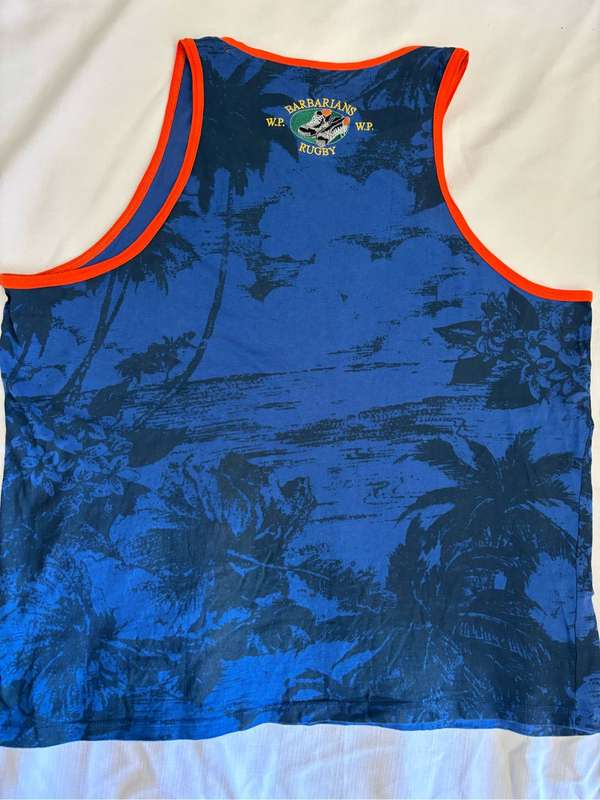 Barbarians WP Rugby Embroided badge XXL tank top shirt