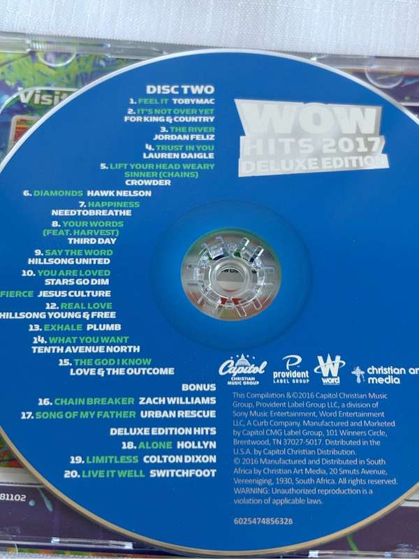 Wow Hits 2017 Double CD