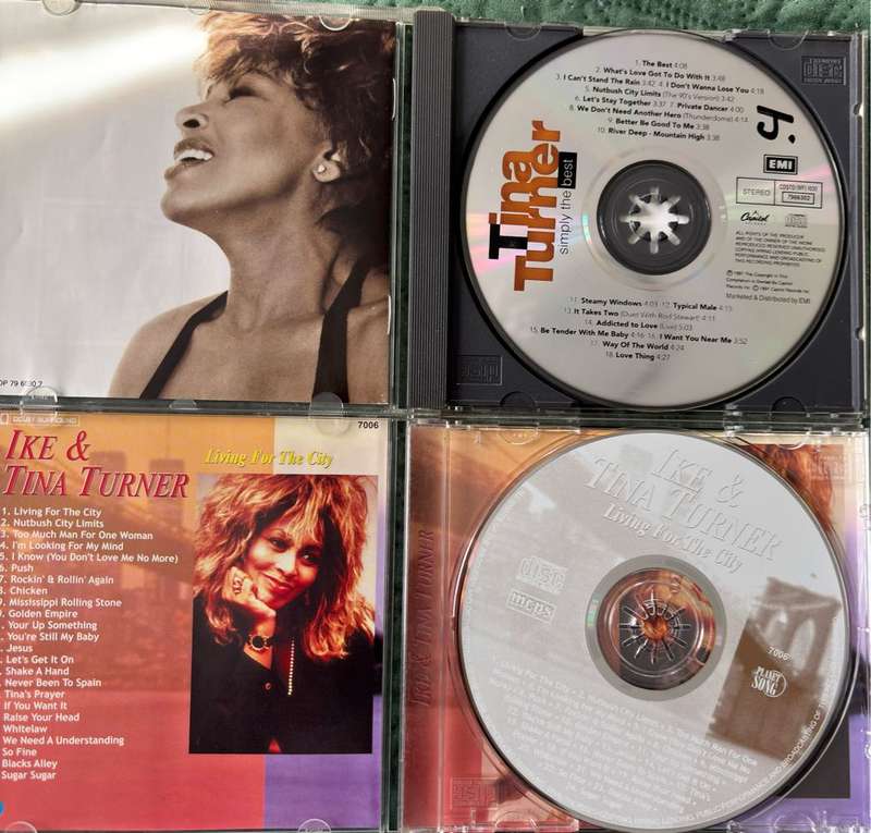 Tina Turner x 2 CDs, Simply the Best & Ike and Tina