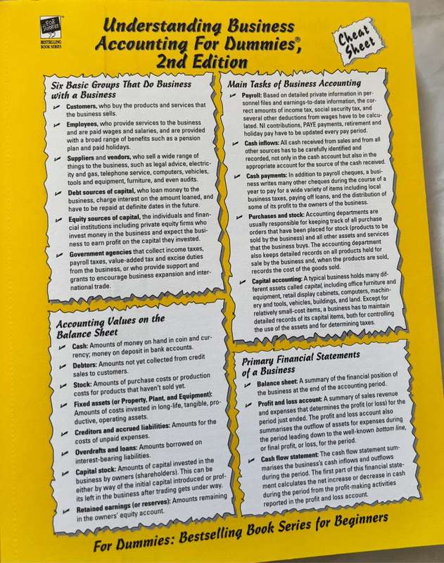 Understanding Business Accounting for Dummies UK 2nd Edition John A Tracy, Colin Barrow