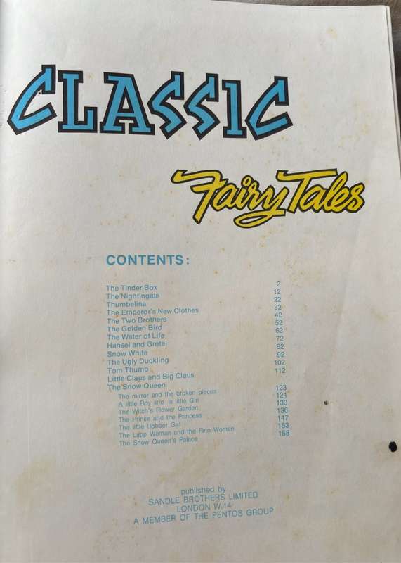 Classi Fairy Tales Book size 32cm x 24cm