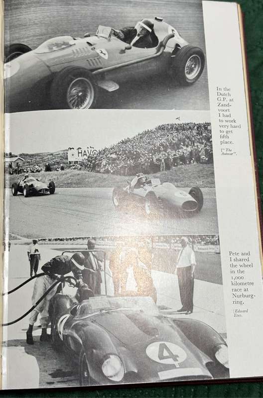 Champion Year Battle for Drivers World Title Mike Hawthorn 1959 signed