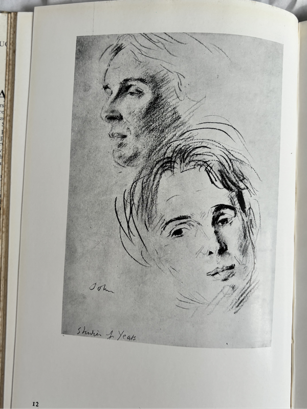 Old Book August John Drawings 1942 1st Edition Second Impression 64 Illustrations Plates