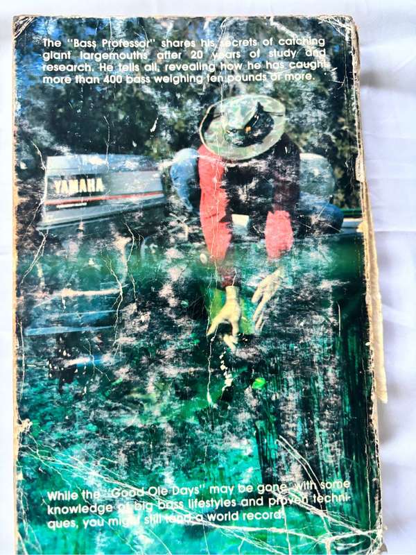 Hannons Big Bass Magic 1st Edition 1986 Sought After Fishing Book