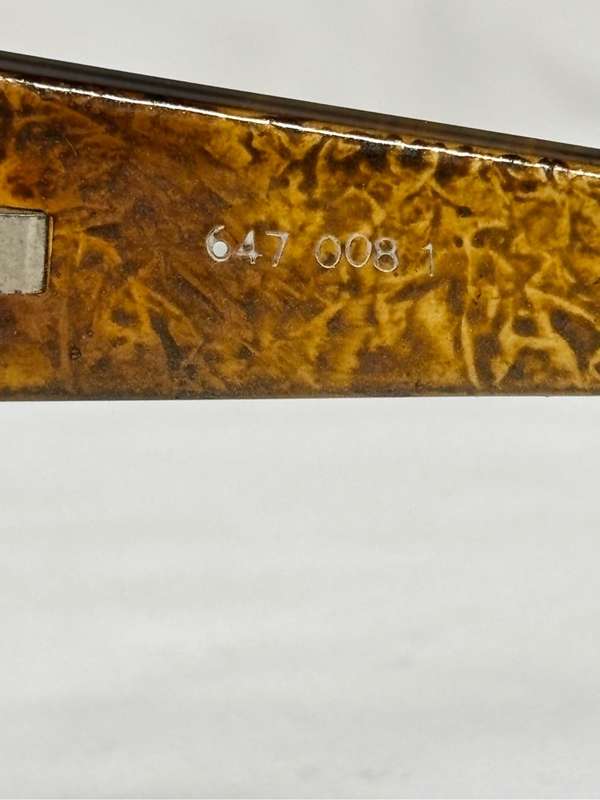 Michel Goujon Paris Sunglasses Unique Design Brown