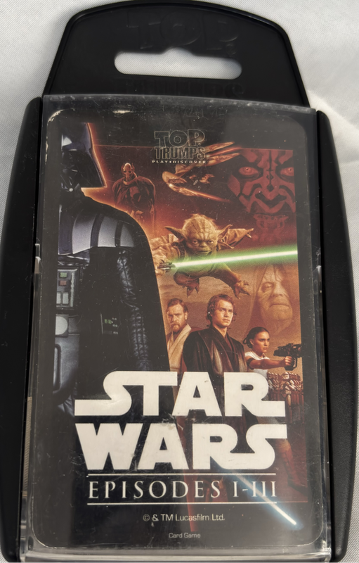 Star Wars Episode 1-111 30 Trumps Cards Lucas Film Ltd