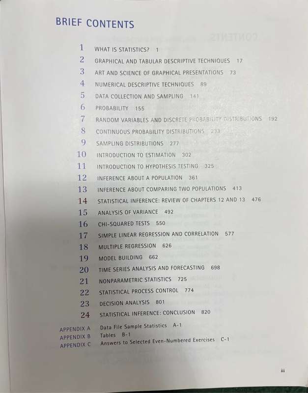 Statistics for Management and Economics 7th Edition Keller