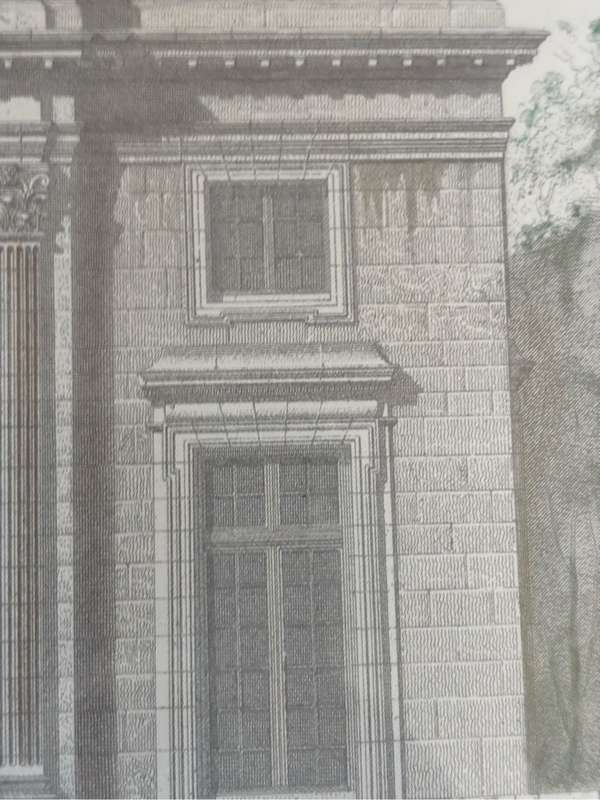 Museum Architectural Art Print Palais du Pitit Trianon by E Obermayer