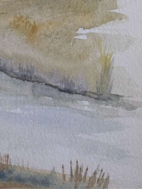 Painting by Pat Schultze Watercolour 24cm x 17cm without frame
