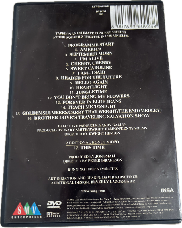 Neil Diamond Greatest Hits Live DVD Collectable and Rare