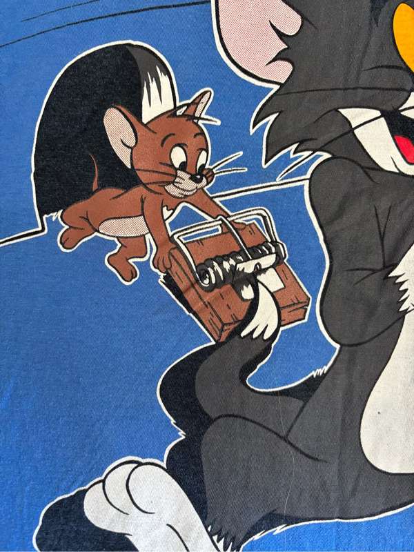 Vintage Tom and Jerry Cartoon T-Shirt size XL