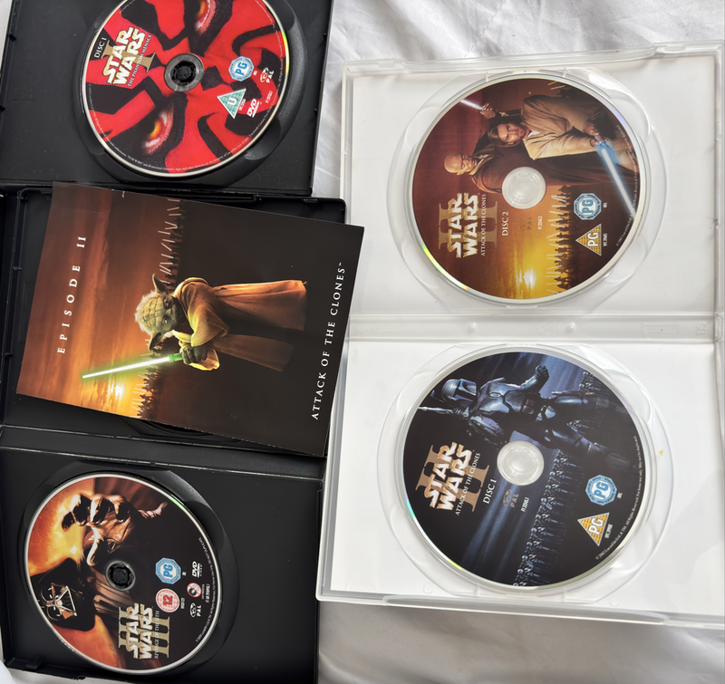 Star Wars 1-6 DVD 10 discs Complete Series Collection