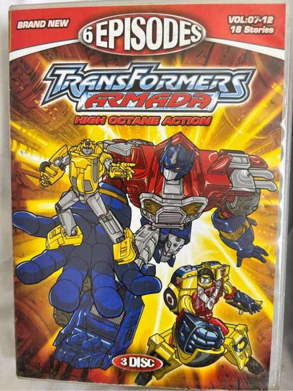 Transformers Armada Volumes 1, 2, 3, 4, 7, 8, 9, 10, 11, 12