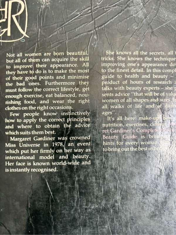 Margaret Gardiners Complete Health and Beauty Guide 1982 First English Edition