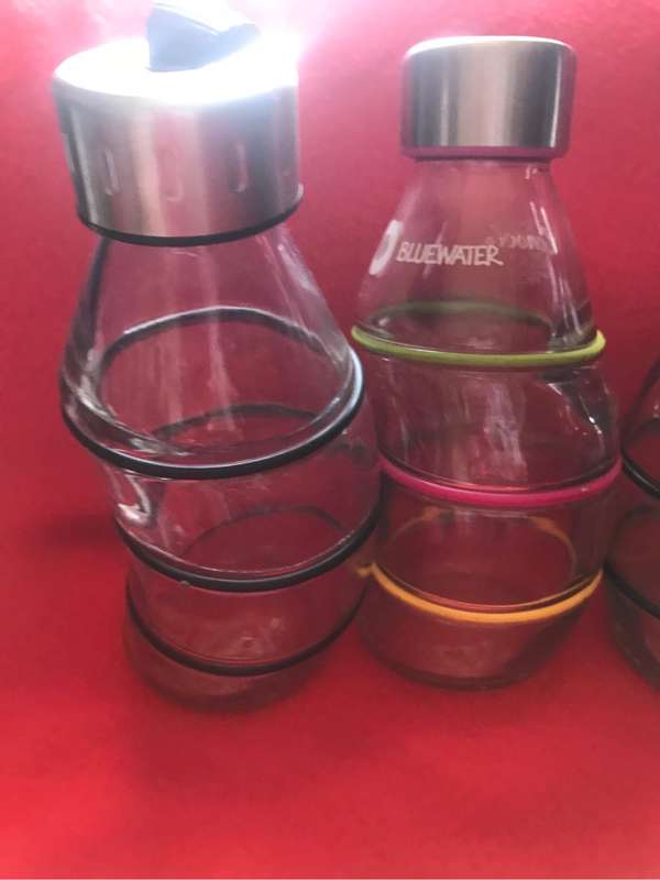Curvy Consol bottles lot of 6