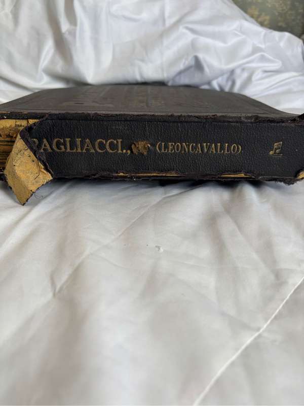 Opera in English Rare 1st Recording 1927 Pagliacci Durable Case
