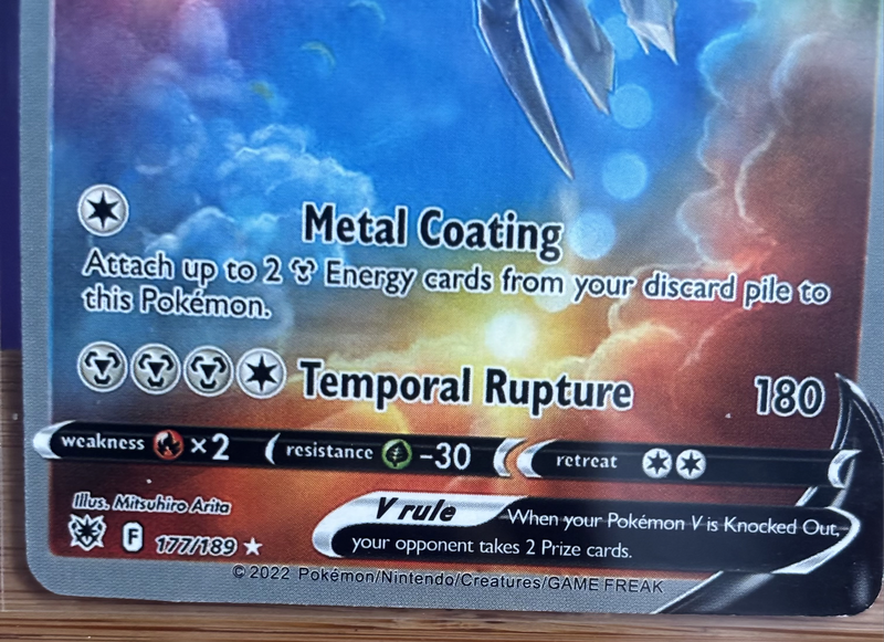 Pokémon Origin Forme Dialga V Full Art 177/189 Ultra Rare