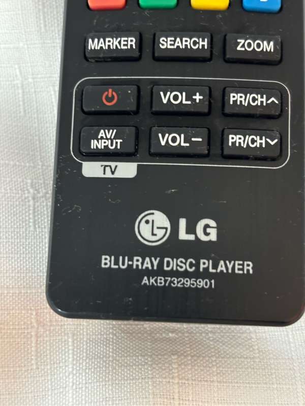 LG Blu-Ray Remote Control AKB73295901