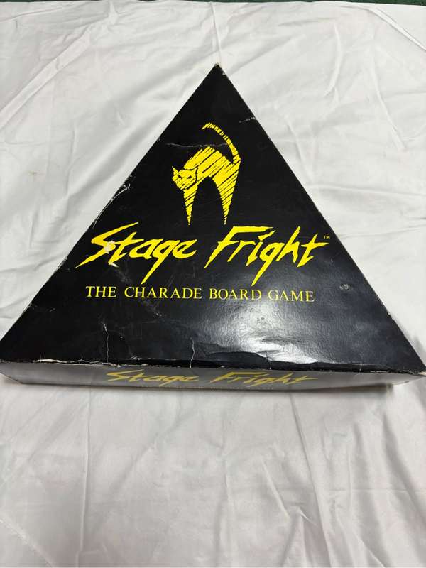 Very Rare Stage Fright Collectable The Charade Board Game