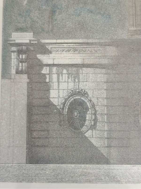 Museum Architectural Art Print Palais du Pitit Trianon by E Obermayer