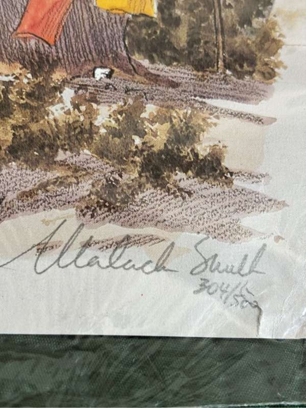 Malachi Smith 2 Limited Signed Prints 304/500 Sealed Unframed