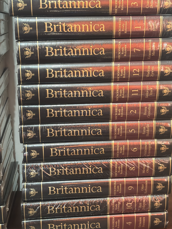 Britannica Encyclopaedia 15th Edition New Sealed 30 books missing 26 & A-M Out of Print
