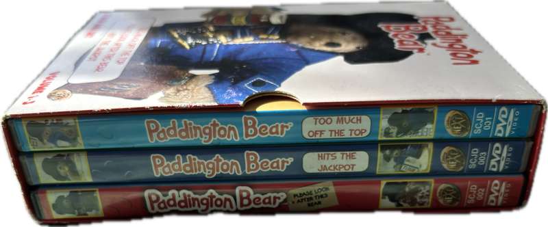 Paddington Bear 3 DVD Box Set Collectable Rare