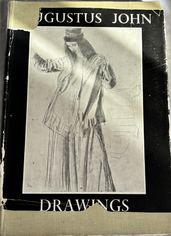 Old Book August John Drawings 1942 1st Edition Second Impression 64 Illustrations Plates
