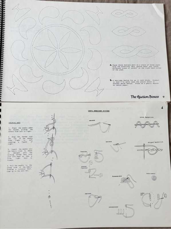 Quilting and Candlewicking  x 2 Books30cm x 44cm Embroidery Stenciling