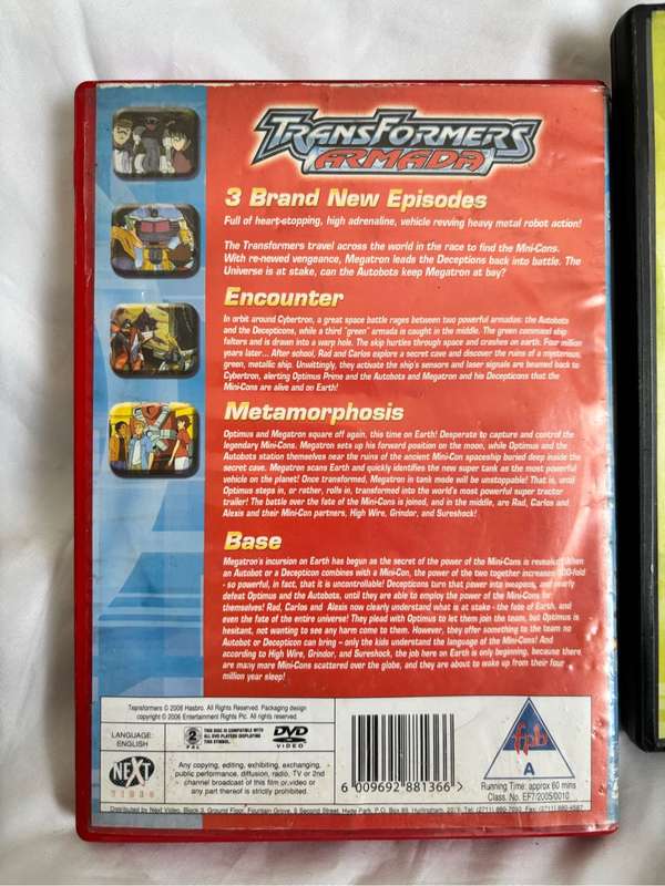 Transformers Amada 2006 Volume 1, 2, 5, 6 and DVD 2 Disk Special Edition 2007