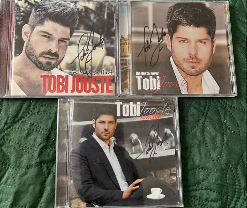 Tobi Jooste Autographed Signed Geteken Drie CDs