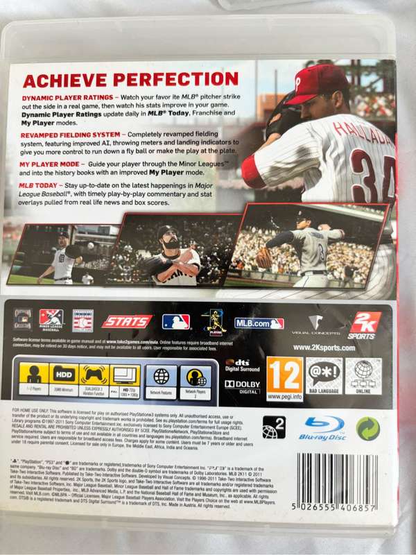PS 3 Bundle Lot Rocksmith 2014, Major League Baseball 2K11, Phineas and Ferb Disney