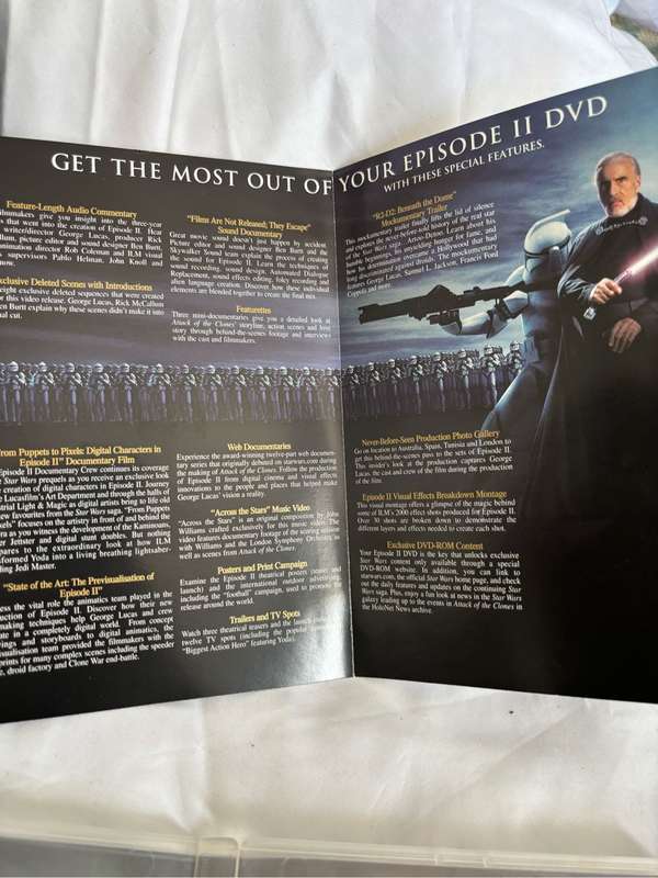 Star Wars 2 and 3 Double Discs and The Lost Boys Combo DVD