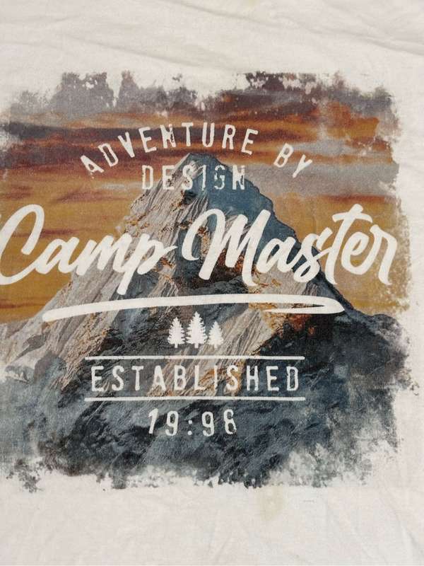 Lot of Two Camp master Graphics T-shirts XXXL white and red