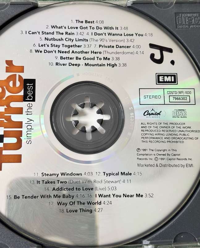 Tina Turner x 2 CDs, Simply the Best & Ike and Tina