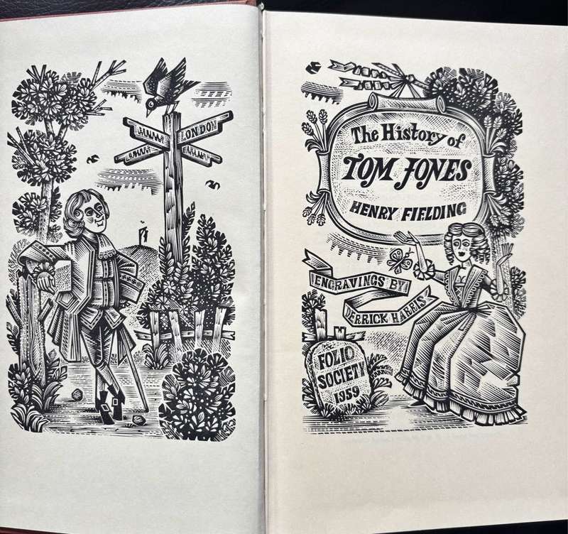 Folio Society Book 1973 Tom Jones by Henry Fielding Pristine in Cover Hardcover