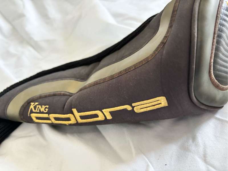 KING COBRA Driver HEADCOVER Black Gold Golf Head Cover