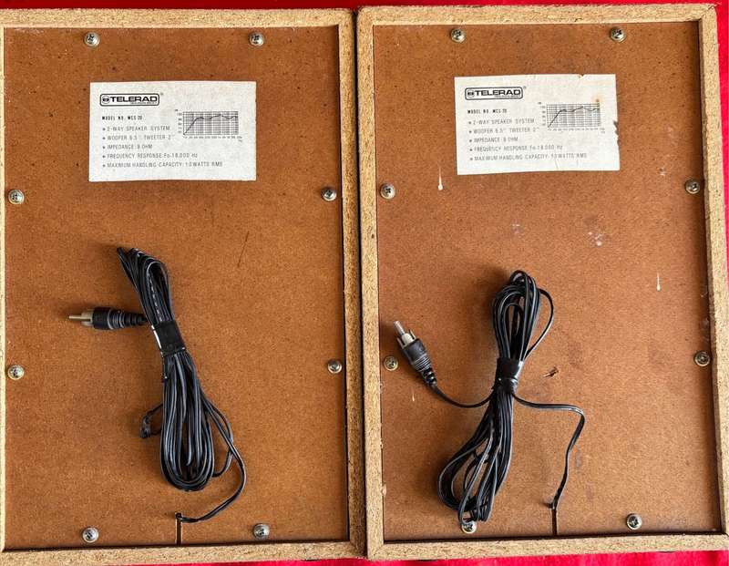 Telerad Dynamic Acoustics Softwave 2 way speaker system