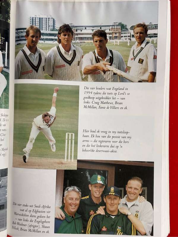 SA Cricket Legends Two Books, Alan Donald and Mark Boucher Their Stories