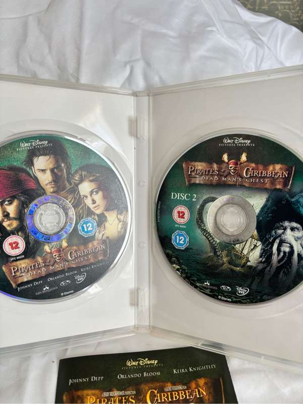 Pirates of the Caribbean All Three Special Edition 2 Disc Versions DVD