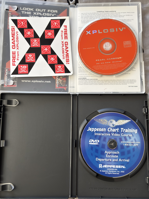 PC Games Flight Aviation Jeppsen Chart Training & Pearl Harbour Strike at Dawn