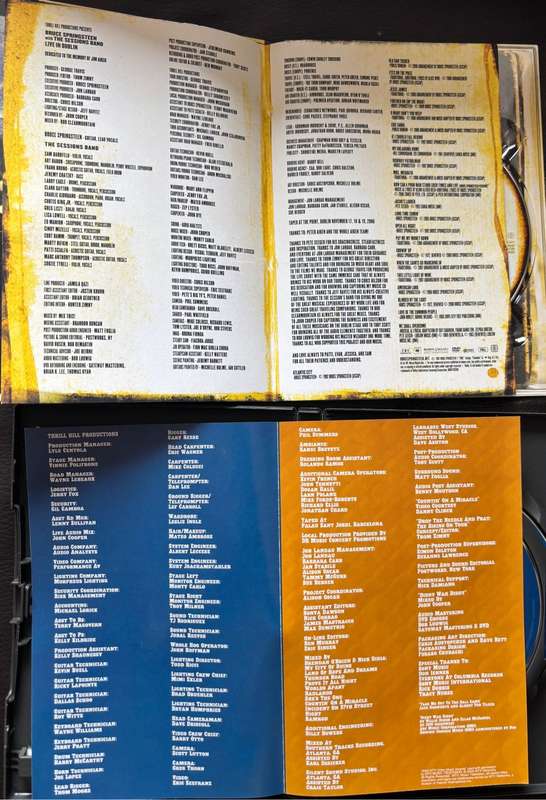 Bruce Springsteen X 2 Music DVDs Live in Dublin 2007 & Live in Barcelona 2003 Rock