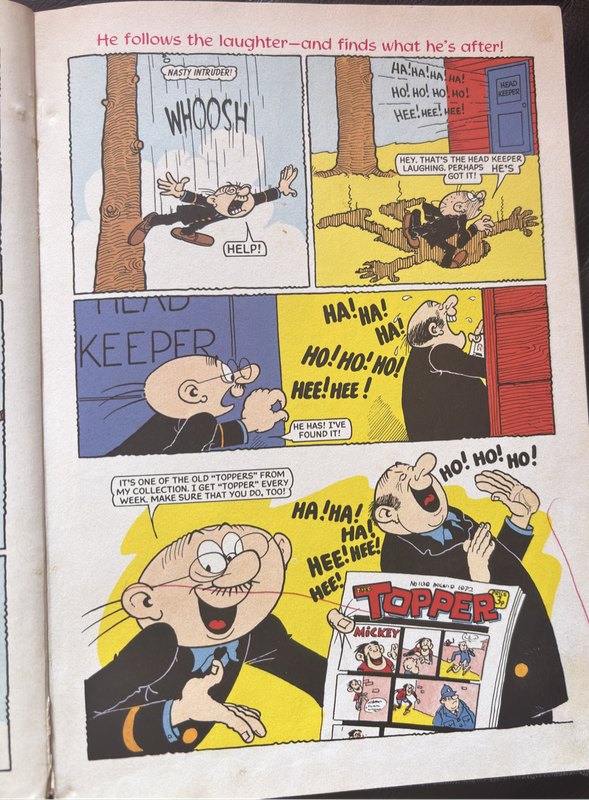 2 Old Comics 1974 Topper Book & Herge Tintin Explores the Moon 1975