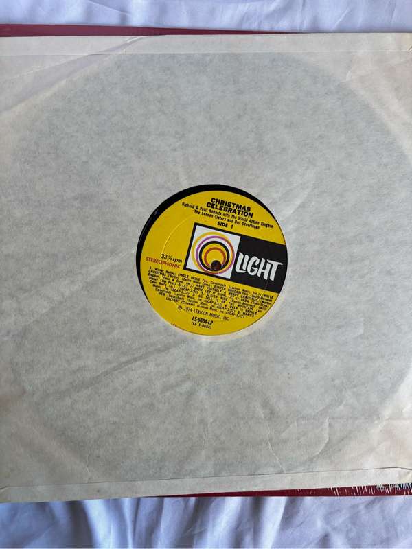 Christian Celebration LP Vinyl double sided Richard and Patty Roberts