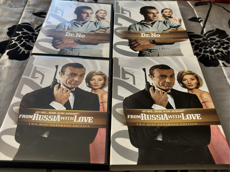 James Bond 2 Disks DVD Ultimate Edition Dr No & From Russia with Love