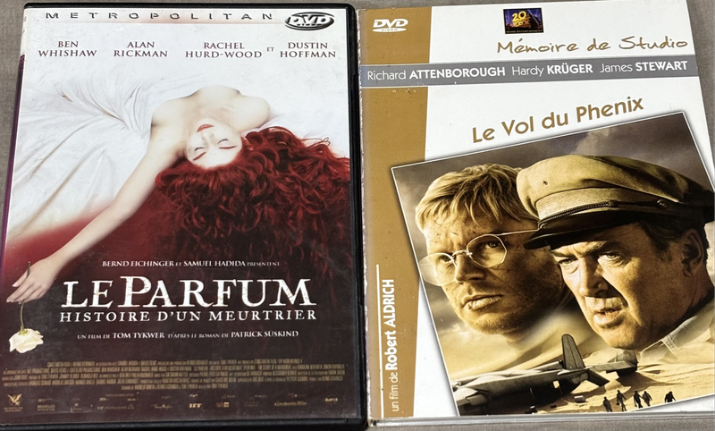 French France DVD Import Le Vol du Phenix & Le Parfum Histoire Dun Meurtrier Movies
