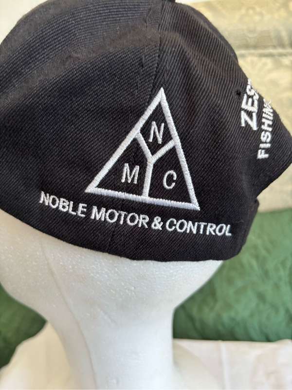 Black Baseball Cap Noble Motor and Control 2014