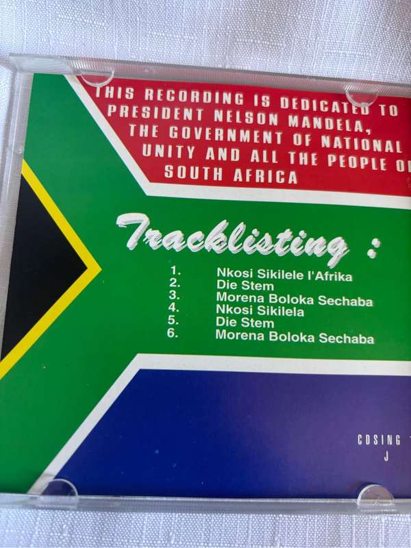 CD Nkosi Sikelela Africa , Die Stem,